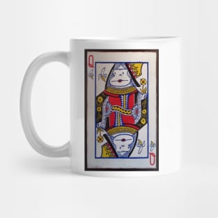 Queen of Bananas, Ape Face Card Mug